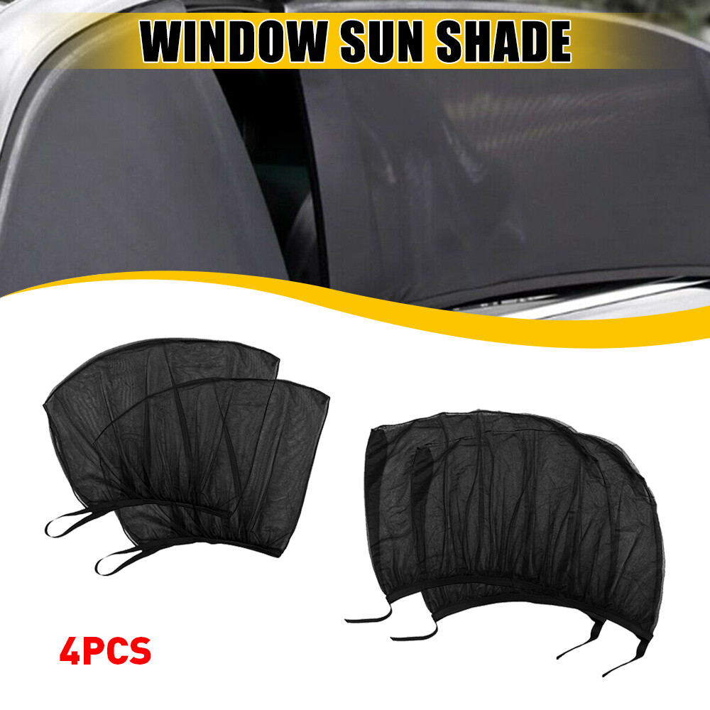 4Pcs Car Sun Shade Set Front Rear Window Covers UV Protection USA Stock