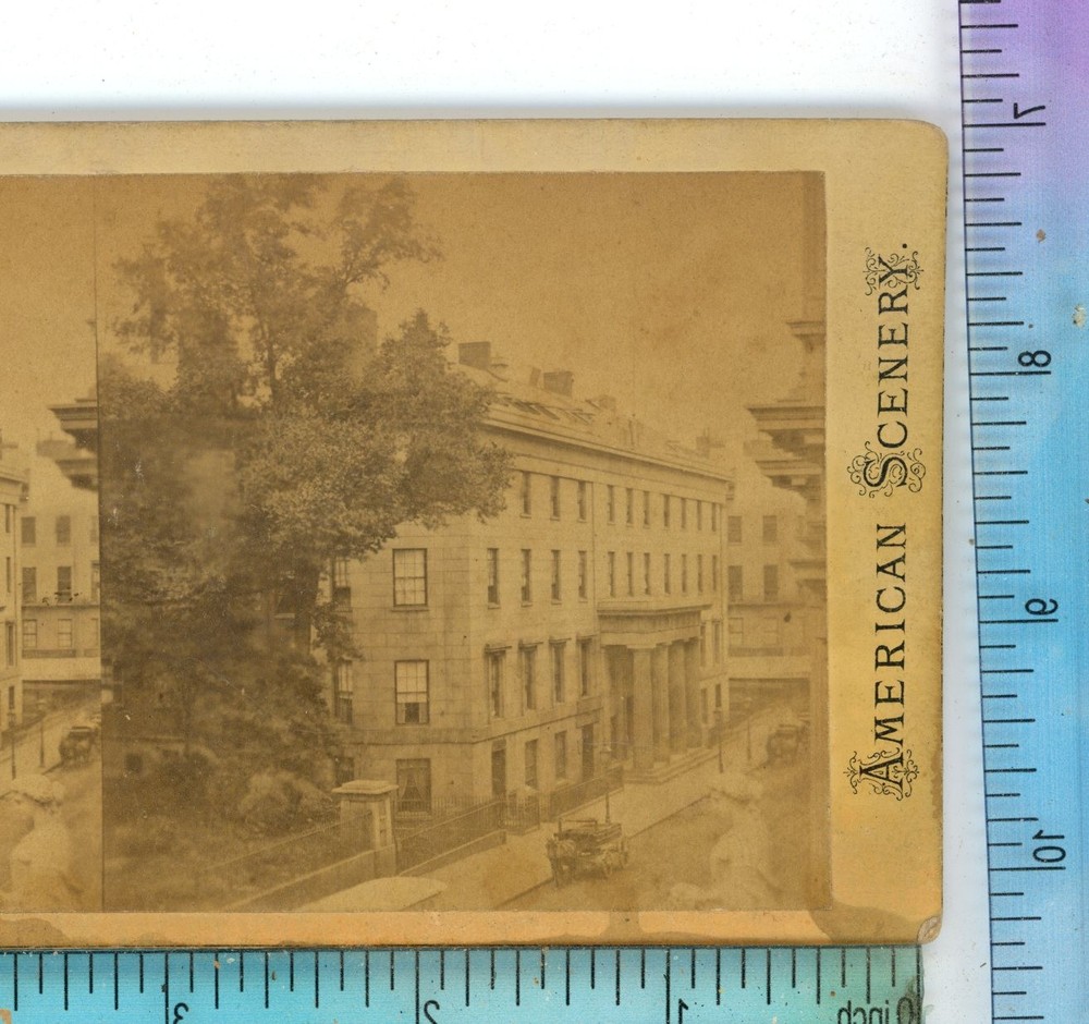 Tremont House Boston MA Massachusetts  Stereoview