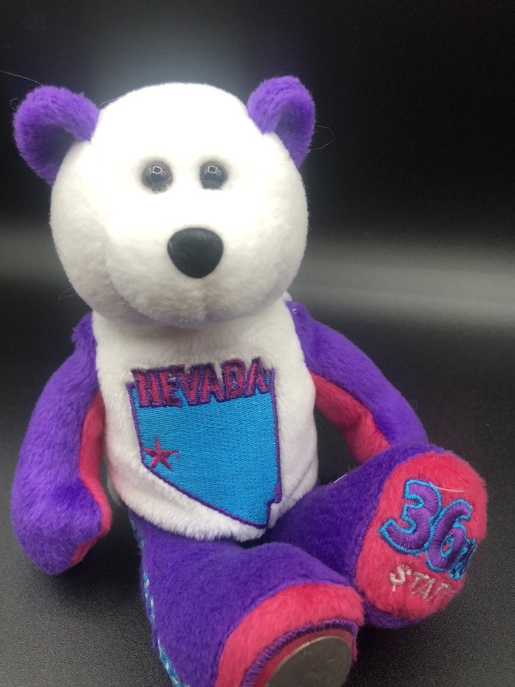 Coin Bear #36 Nevada State Collectible Stuffed Plush 9