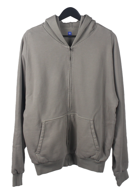 UNRELEASED YZY GAP ZIP HOODIE (LIGHT GREY - MEDIUM) *IN HAND*