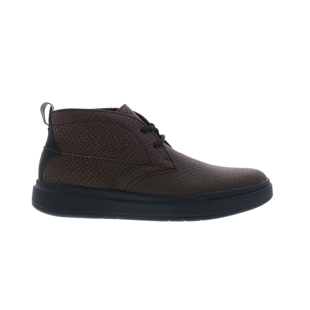 Stacy Adams Cai 25566-200 Mens Brown Leather Lace Up Chukkas Boots
