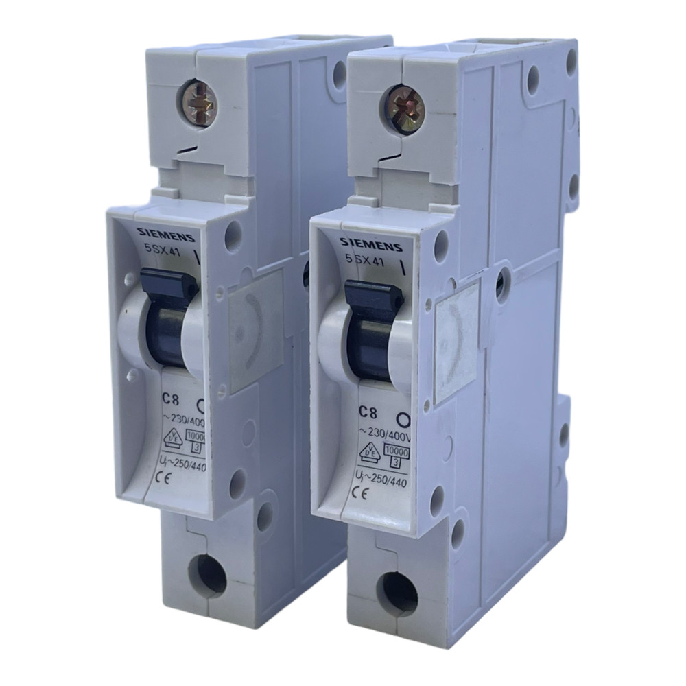 Siemens 5SX41 Circuit Breaker 230/400V Pack of 2