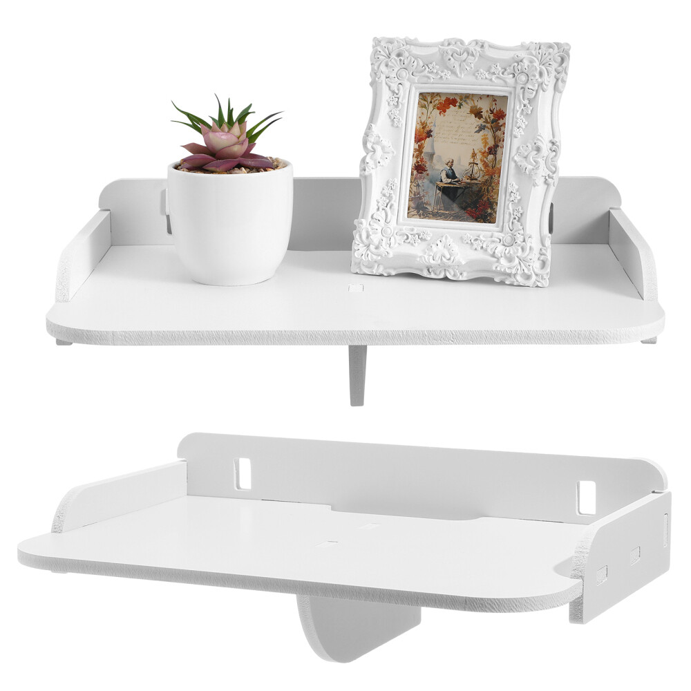 2 Pcs Storage Premium Wall Shelves Decorative Shelves Floating Shelves