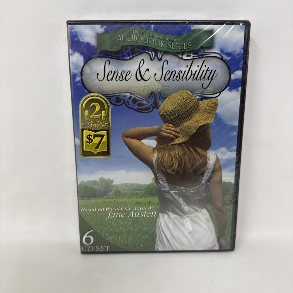 SENSE & SENSIBILITY by Jane Austen 6-CD Set Audio Book Series New Sealed
