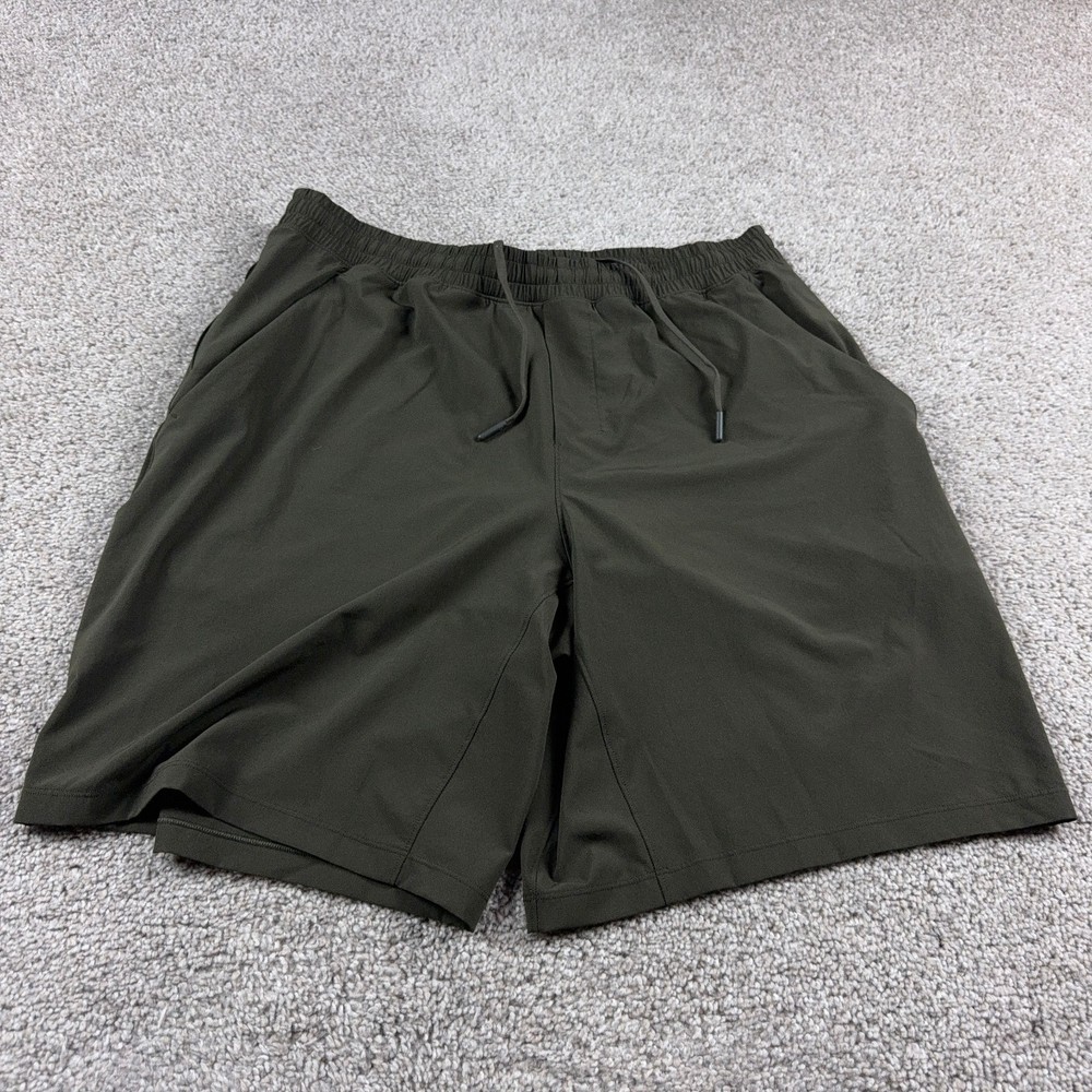 Lululemon Shorts Mens Extra Large Green Pace Breaker Training Lined Running Gym