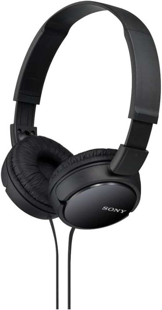 Wired On-Ear Headphones, Black MDR-ZX110