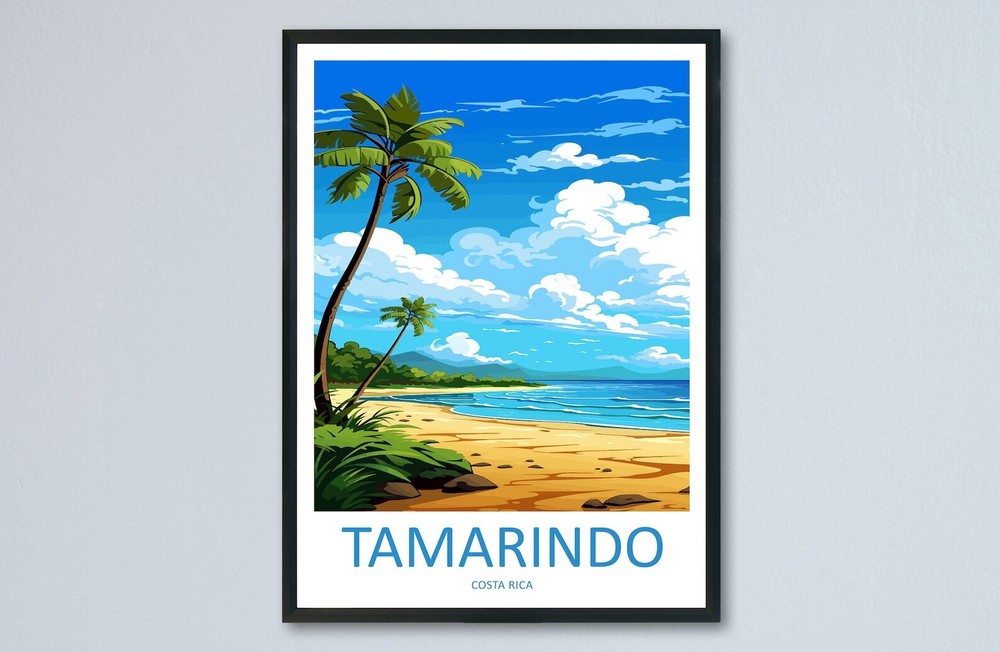Tamarindo Travel Print Wall Art Tamarindo Wall Hanging Home Dcor Tamarindo Gift