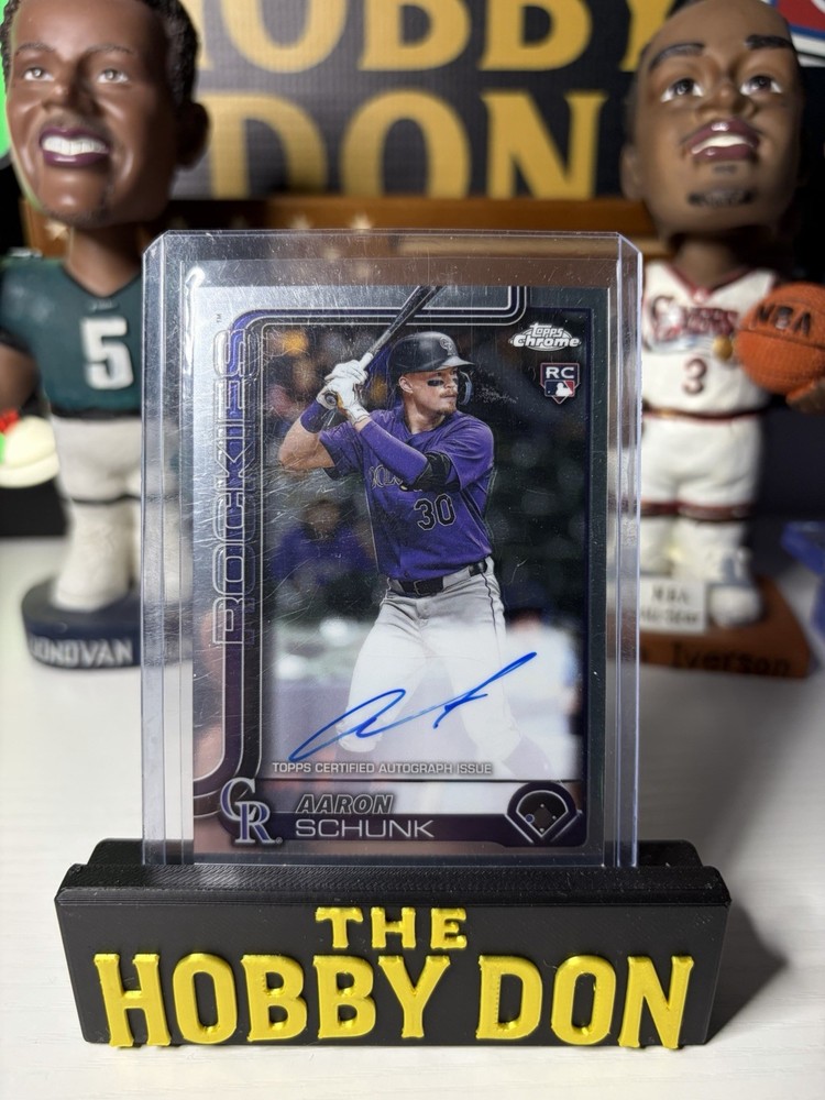 2025 Topps Chrome - Rookie Autographs Aaron Schunk #RA-AS (AU, RC)