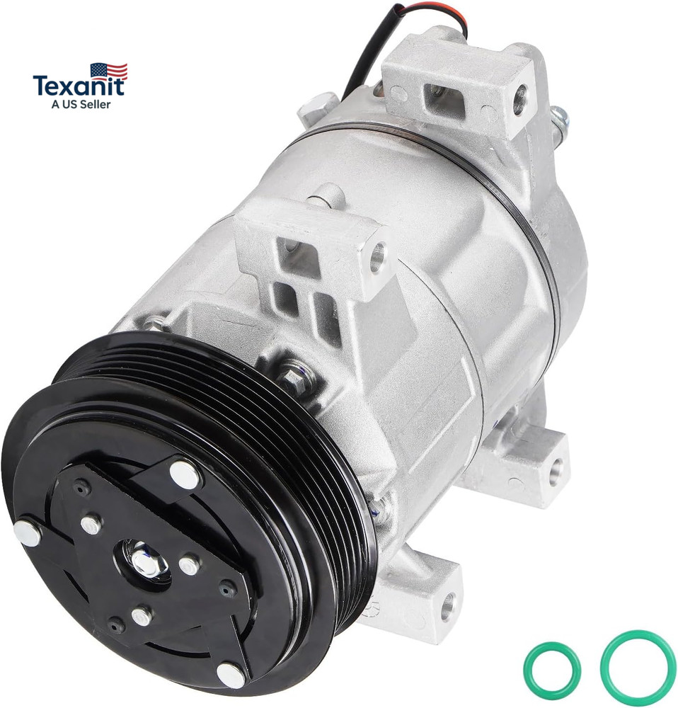 Air Conditioner AC Compressor with Clutch Compatible with Nissan Altima 2.5L TWO