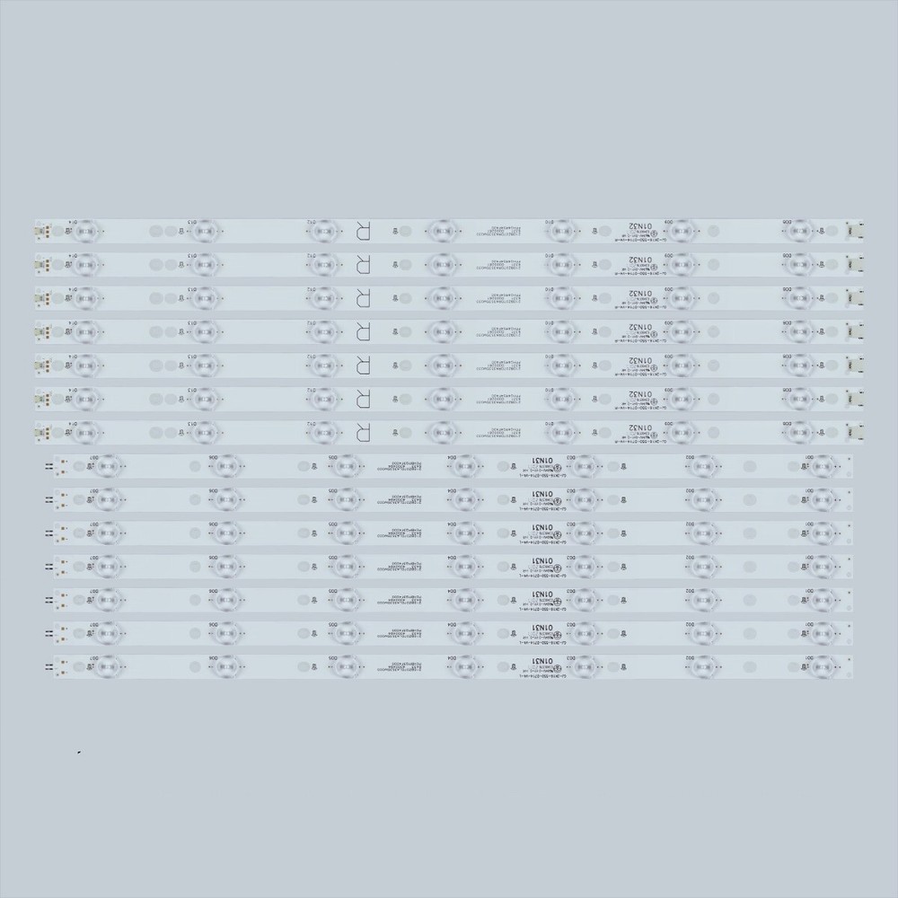 LED strip(14)for Philips 55PUG6102 55PUS6501 55PUS6101 GJ-2K16-550-D714-S1-R/L