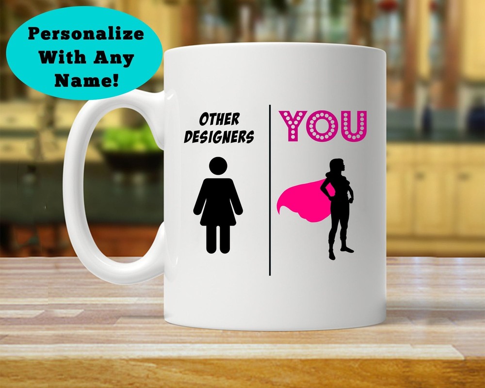 Designer Gift For Her Designer Gift Designer Birthday Gift Designer Mug Designer