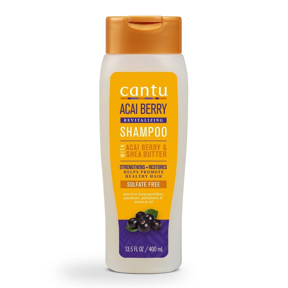 Cantu Acai Berry Revitalizing Shampoo 13.5 FL OZ 400ml Sulfate-Free-image
