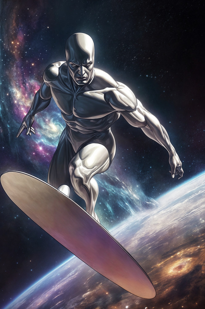SILVER SURFER Fine Art Print 13x19 Limited to 1 of 30 Marvel Comics