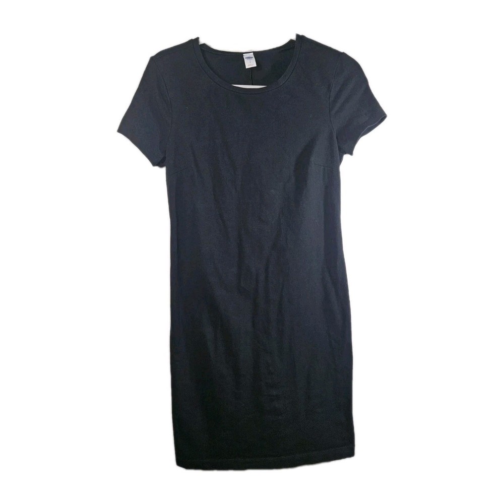 Old Navy Tshirt Dress  Women's Size Small Black Short Sleeve