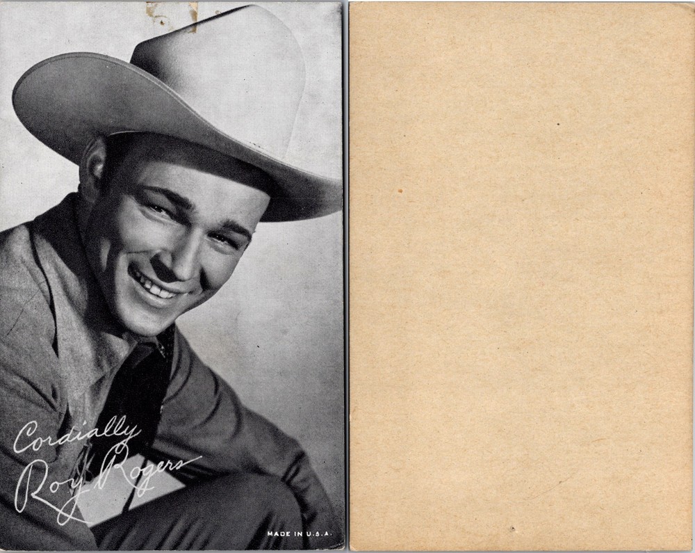 Roy Rogers Cowboy Portrait Postcard