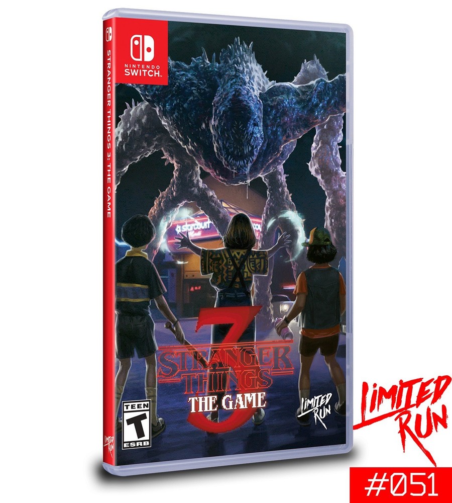 Stranger Things 3: The Game SEALED w/ Card Limited Run Games #51 Nintendo Switch