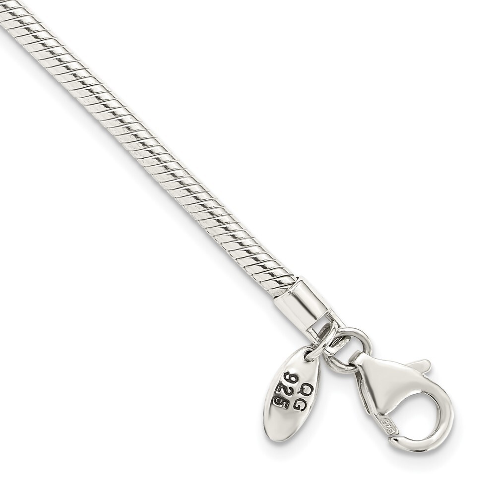 Sterling Silver Reflections Lobster Clasp Bead Bracelet 7.75