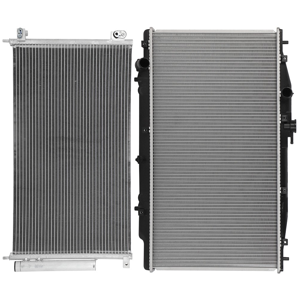 PICKOOR Radiator & AC Condenser Cooling Kit For Honda Accord 2003 2004 2005-2007