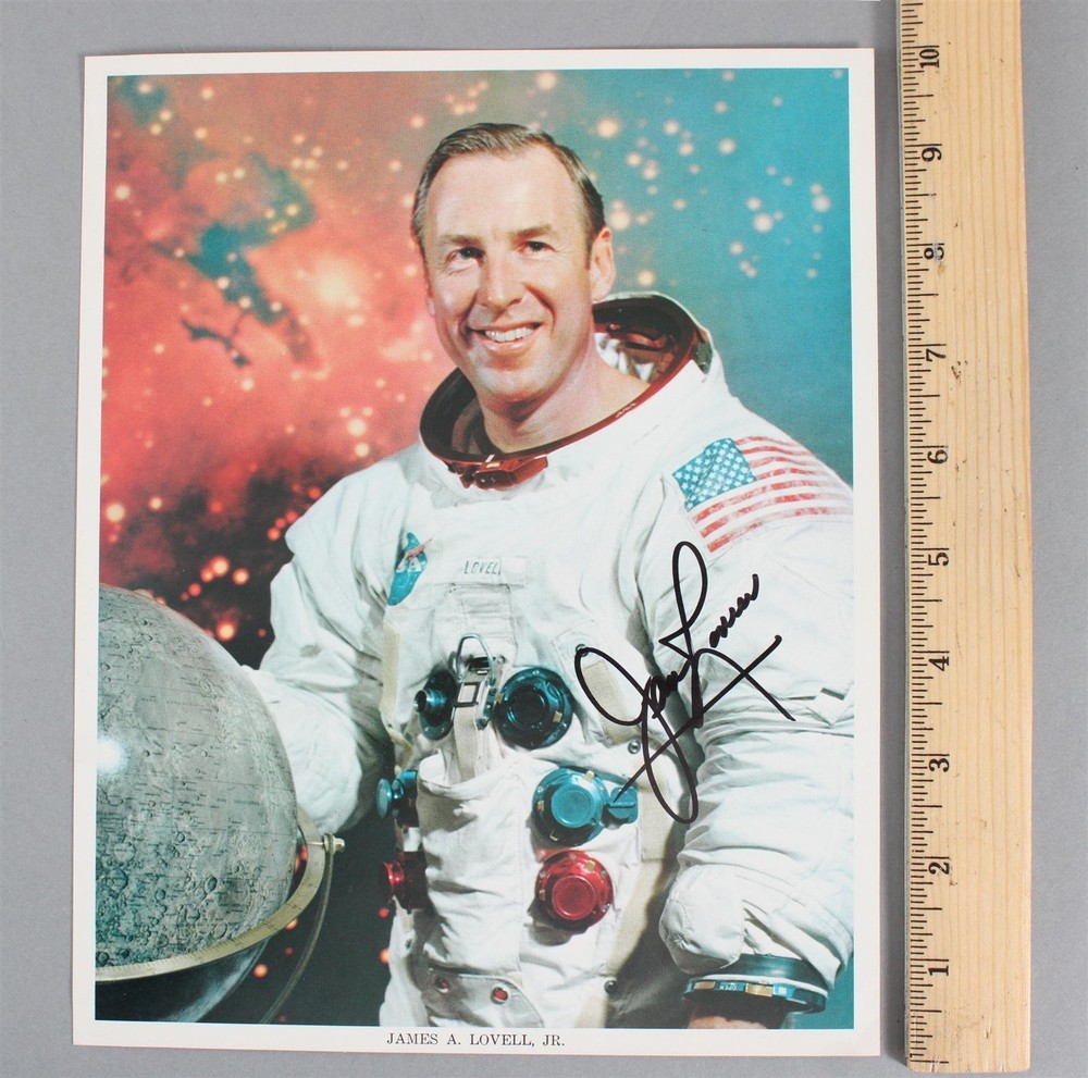 Authentic NASA Gemini Apollo Astronaut JAMES A. LOVELL JR Autographed PhotographSigned & Authentic...NO RESERVE!