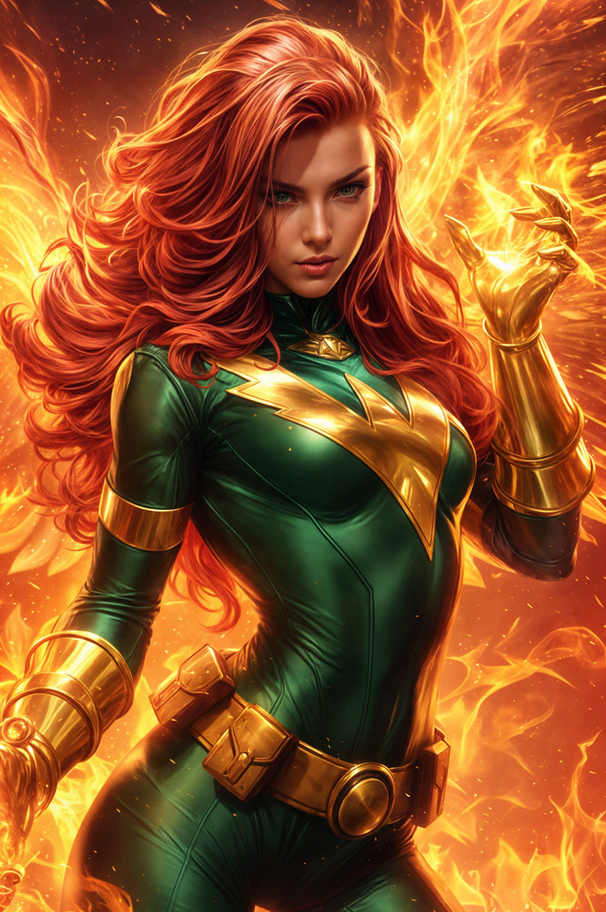 PHOENIX 02 Fine Art Print 13x19 Limited to 1 of 30 Marvel Comics X-Men Jean Grey