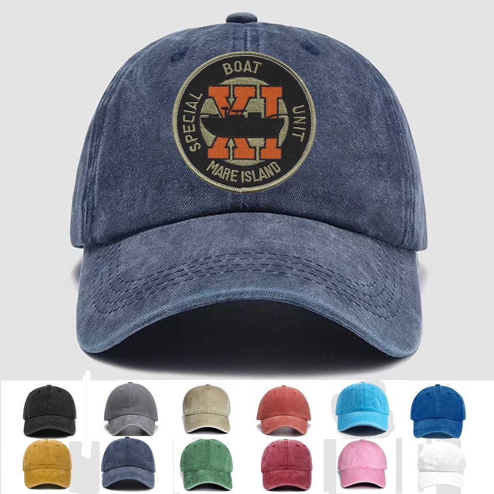 Custom Embroidered Hat Special Boat Unit Eleven SBU XI, Veteran Cap, Trucker Hat