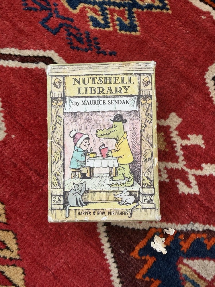 Nutshell Library by Maurice Sendak 1962 Edition, Harper Row Mini Books Box Set