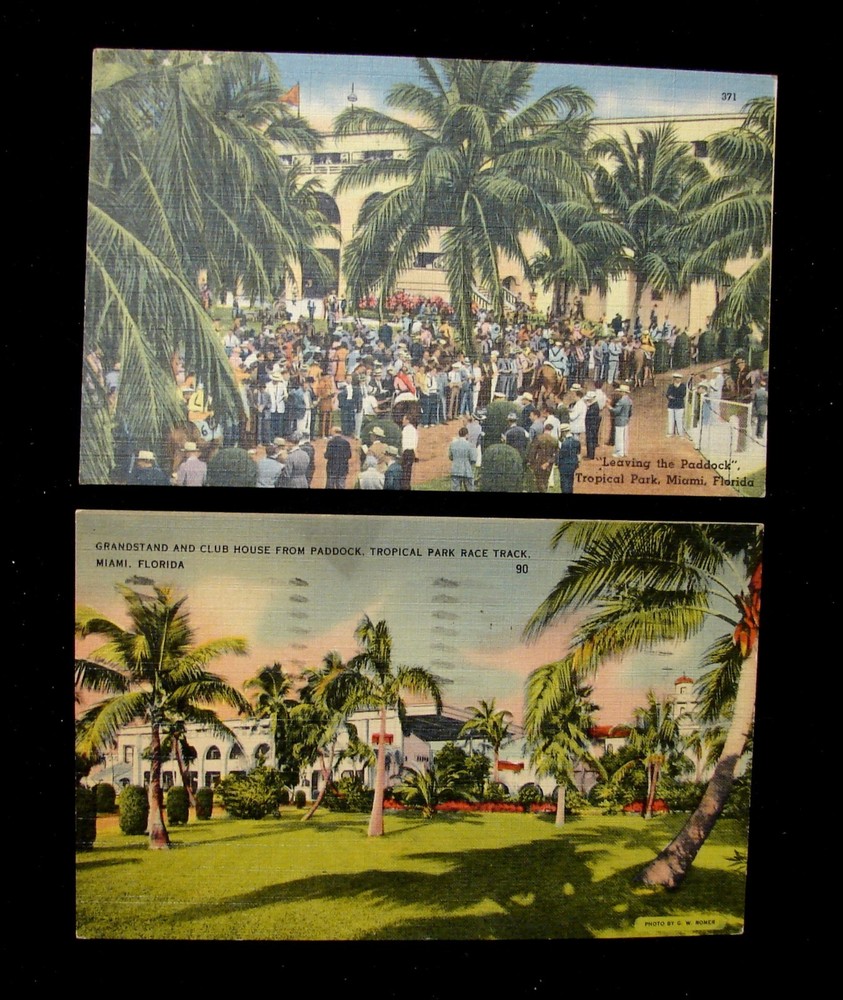 Vintage Linen 2 Postcards 