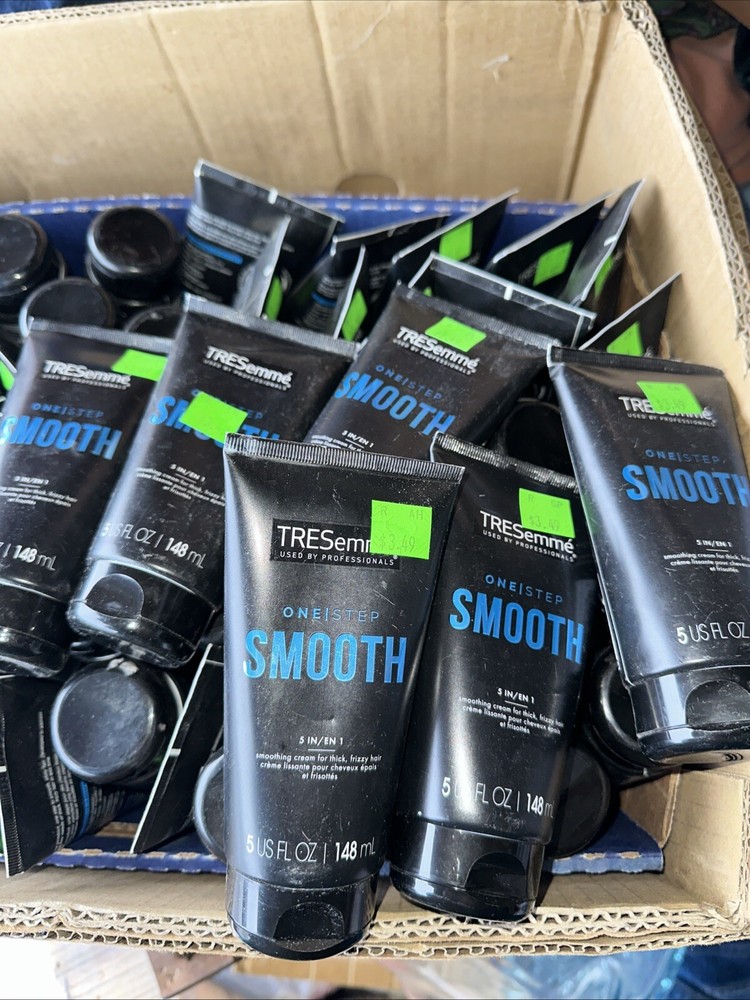 Lot of 6 Tubes Tresemme 5-in-1 Smoothing Hair Cream For Thick Fizzy Hair, 5oz