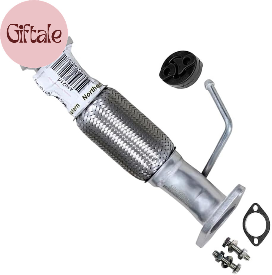 Exhaust Front Flex Pipe Compatible for 2014-2019 Kia Soul 1.6L | Stainless Steel