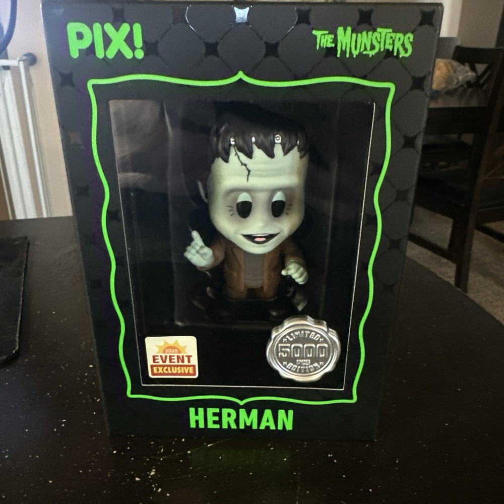 PIX! Thrilljoy The Munsters Herman 2025 Event Exclusive 5000 Limited Pcs Edition