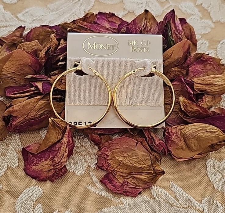 Monet 14K Gold Filled Posts Gold Tone 1