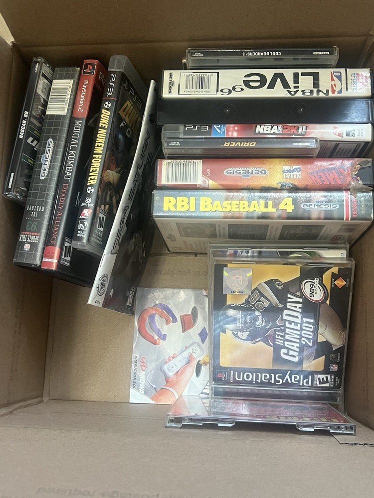 Random Video Game Boxes Lot(OBO)