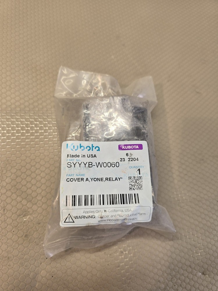 Kubota SYYYB-W0060 RTV Fuse Relay Box Cover Lid OEM