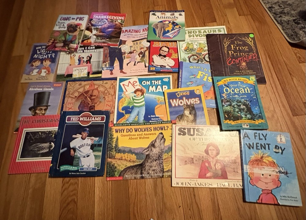 Lot Of 20 Mixed Preowned Children Picture Books