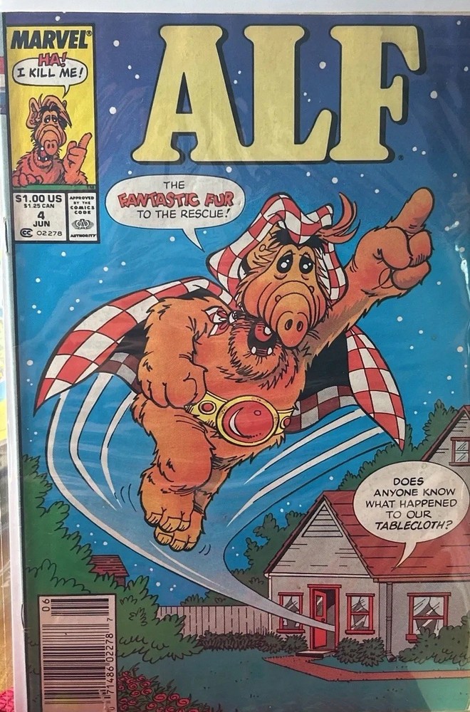 ALF #4 Newsstand Variant (Marvel Comics June 1988)