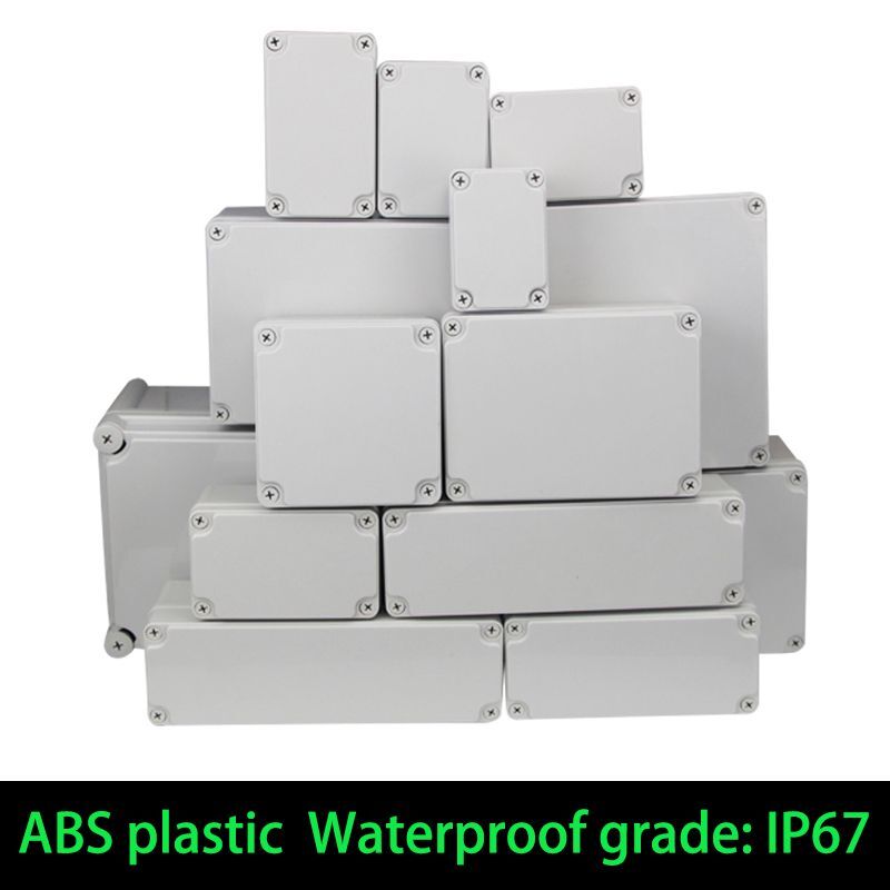 Waterproof Plastic Box Enclosure Project Junction Electronic Electrical Case Abs-image