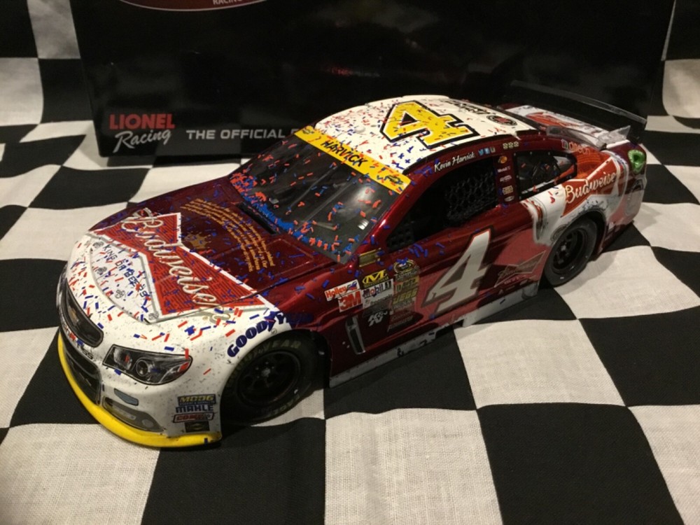 🔥 ELITE 1 of 24 2014 Kevin Harvick Budweiser Charlotte Win 1/24 NASCAR Diecast