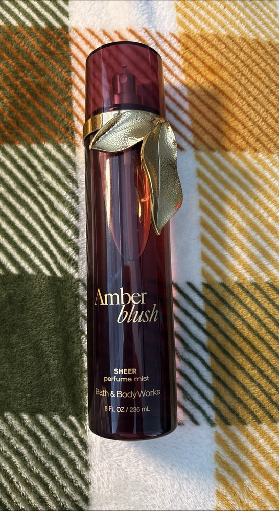 NEW Bath and Body Works Amber Blush Sheer Perfume Mist Spray 8 oz DISCONTINUED!