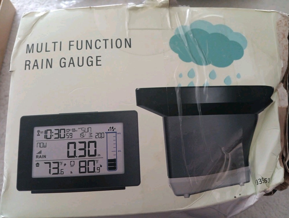 Asenron Wireless Multi Function Rain Gauge FJ3551E