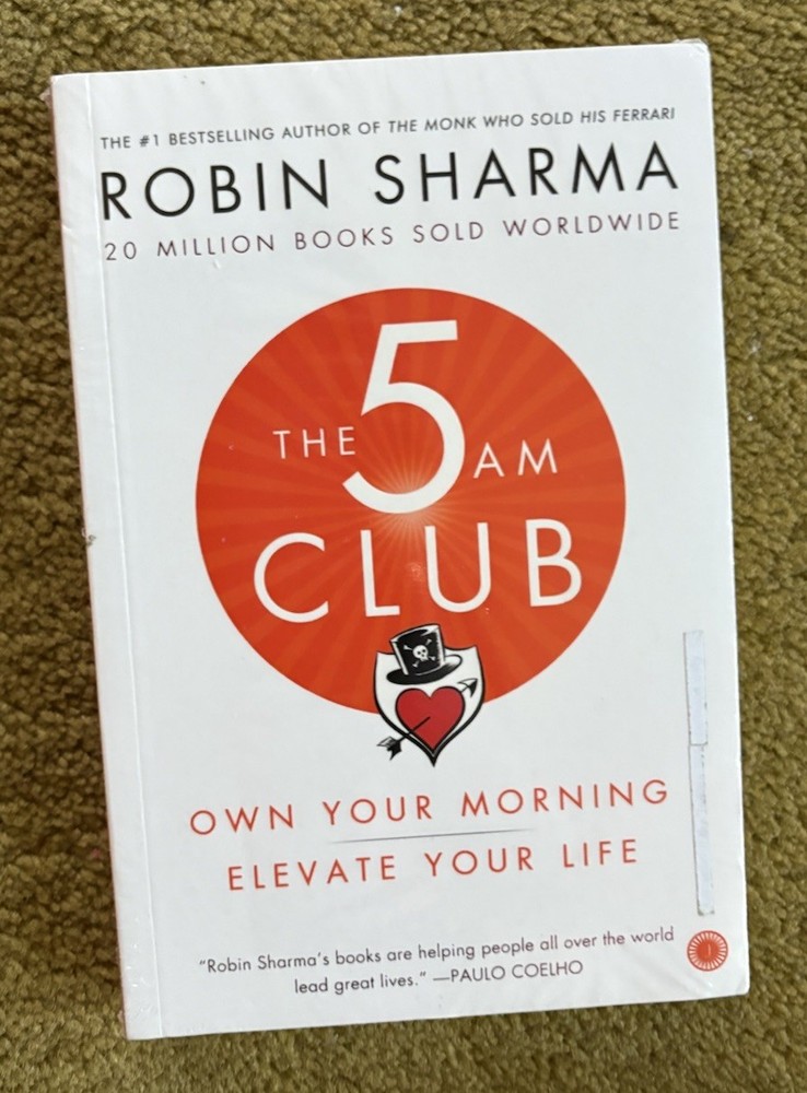 The 5 AM Club: Elevate Your Life. by Robin Sharma PaperBack Book
