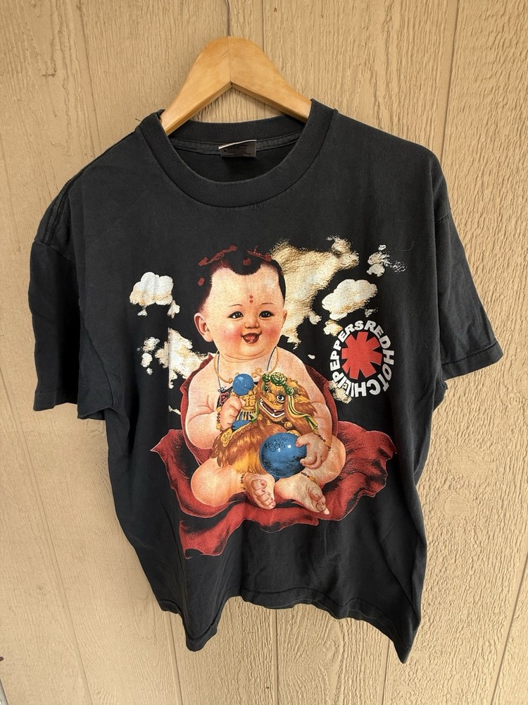 Red Hot Chilli Peppers Vintage Reprint Single Stitch T-Shirt Modern Size L