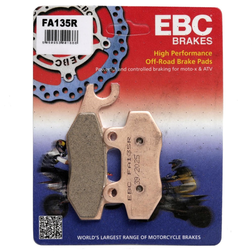 APACHE RLX 250 2005 EBC FA135R R Series Heavy Duty Sintered Brake Pads Rear