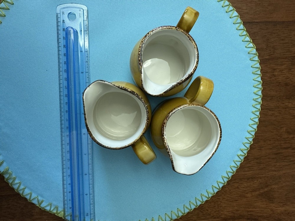 Steelite Restaurant Individual Creamers * Set of 3 * EXCELLENT CONDITION