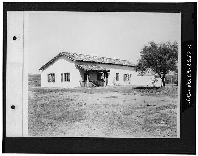 Leandro Osuna House,Via de Santa Fe,Rancho Santa Fe,San Diego County,CA,HABS,2