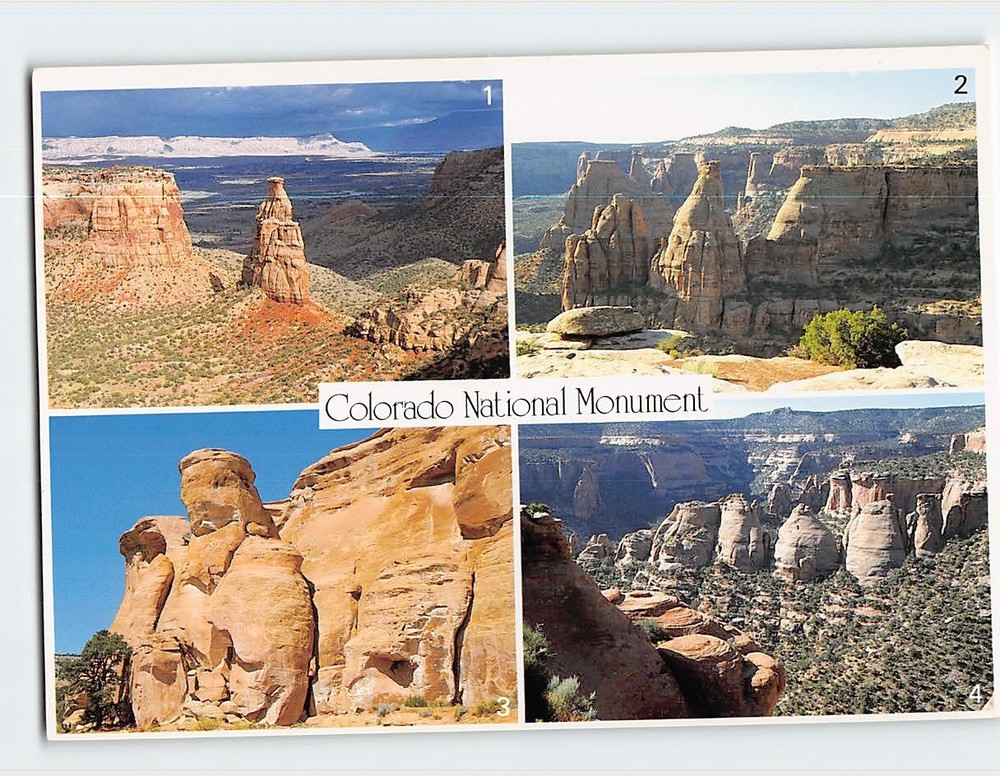 Postcard Colorado National Monument Colorado USA