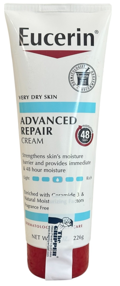 Eucerin Advanced Repair Body Cream for Very Dry Skin, Fragrance-Free, 8 oz