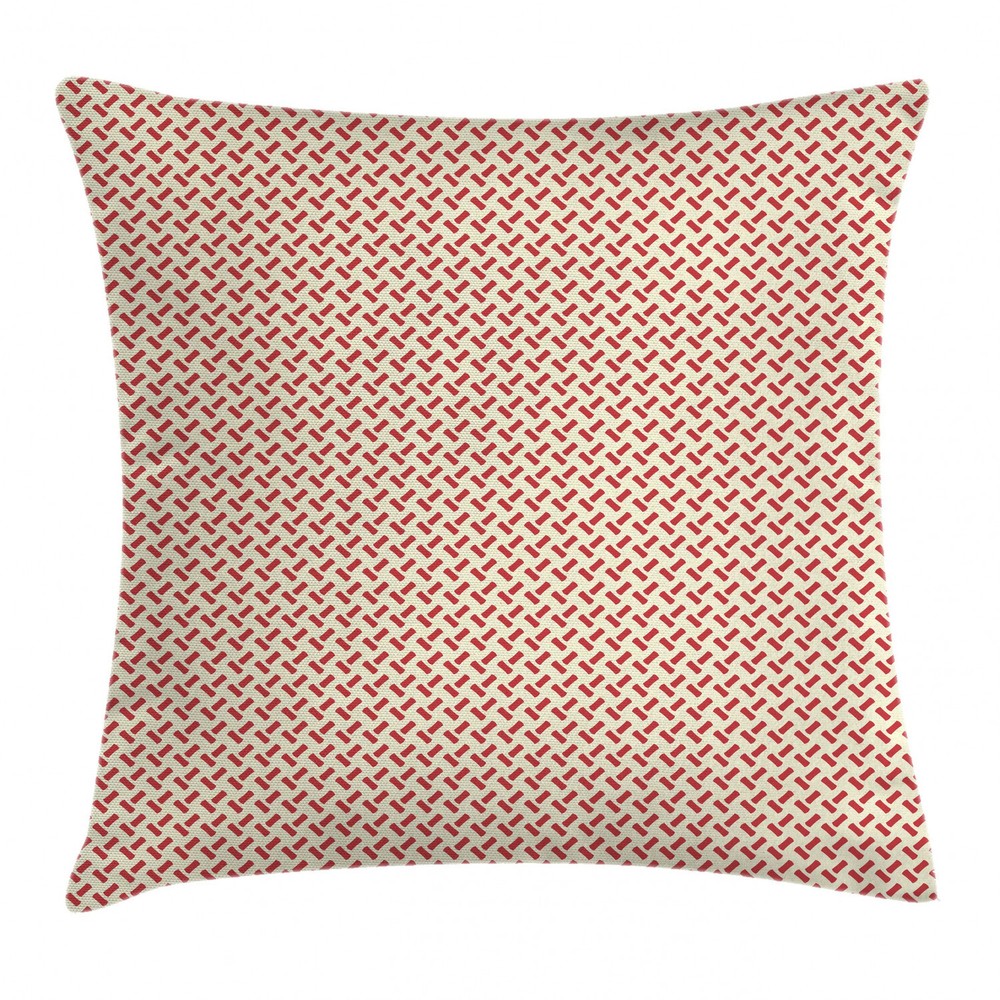 Abstract Rounded Shapes Square Cushion Cover 24 Inches Throw Pillow Case-image