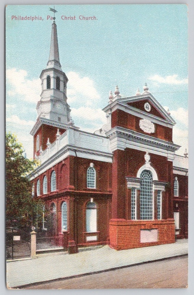 Christ Church Philadelphia PA Postcard O.S. Bunnell Early 1900s Divided Back