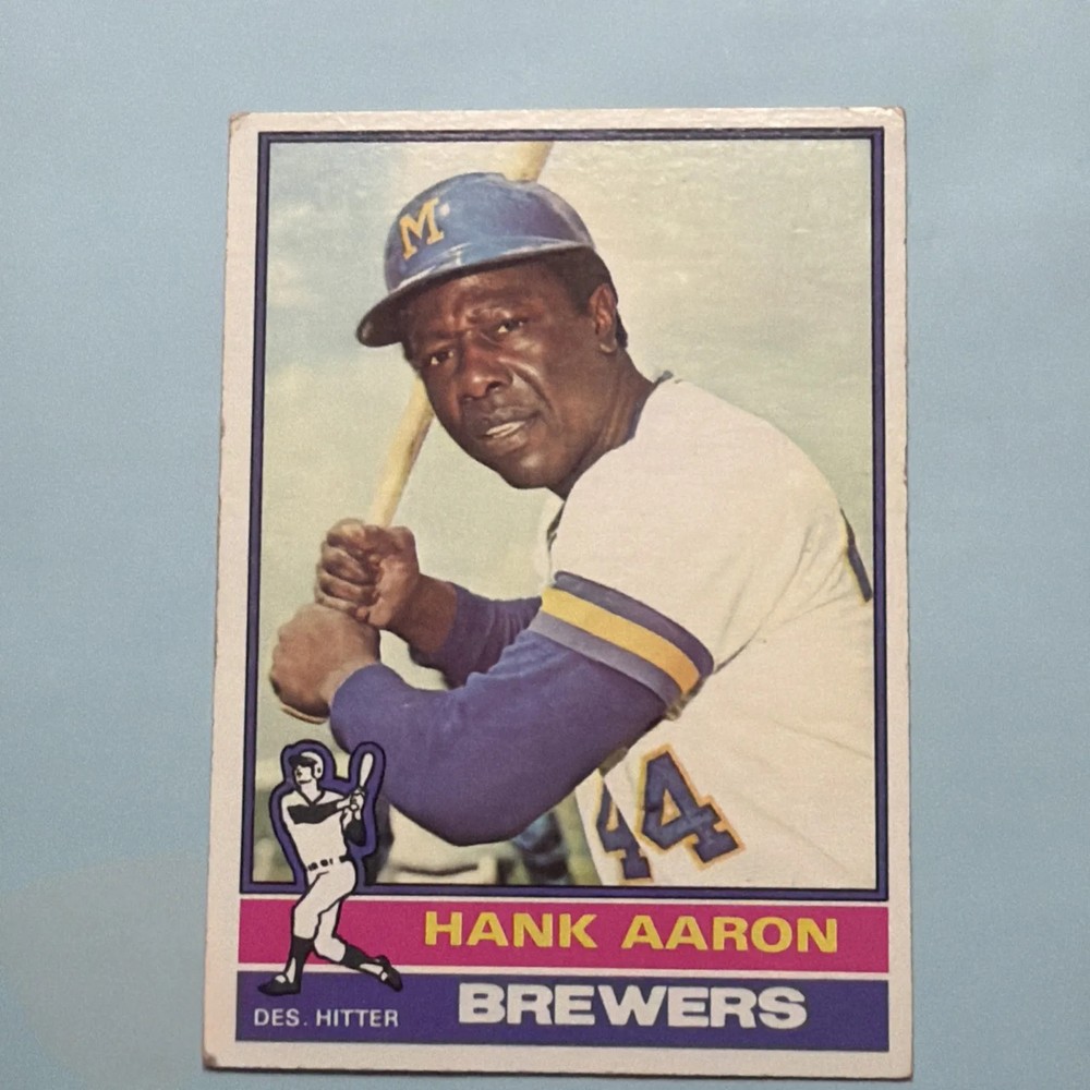1976 Topps - Hank Aaron #550