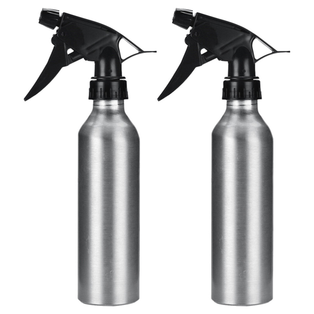 2 Pack Empty Metal Water Spray Bottles for Refillable Use